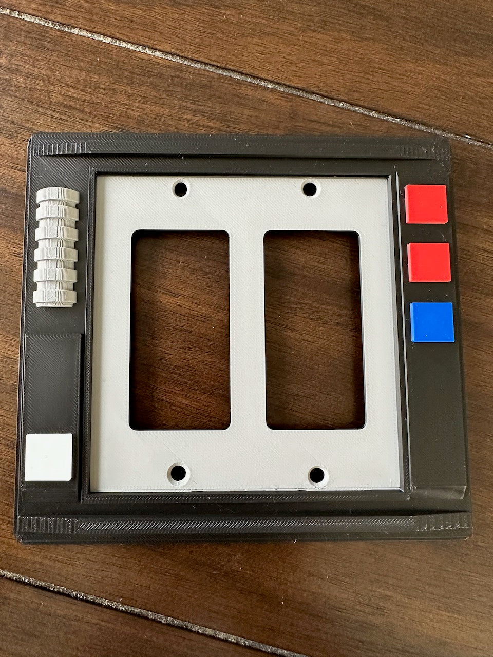 Star Wars inspired - Light Switch Cover Plate - 2 Gang - Imperial 4 (Decora)