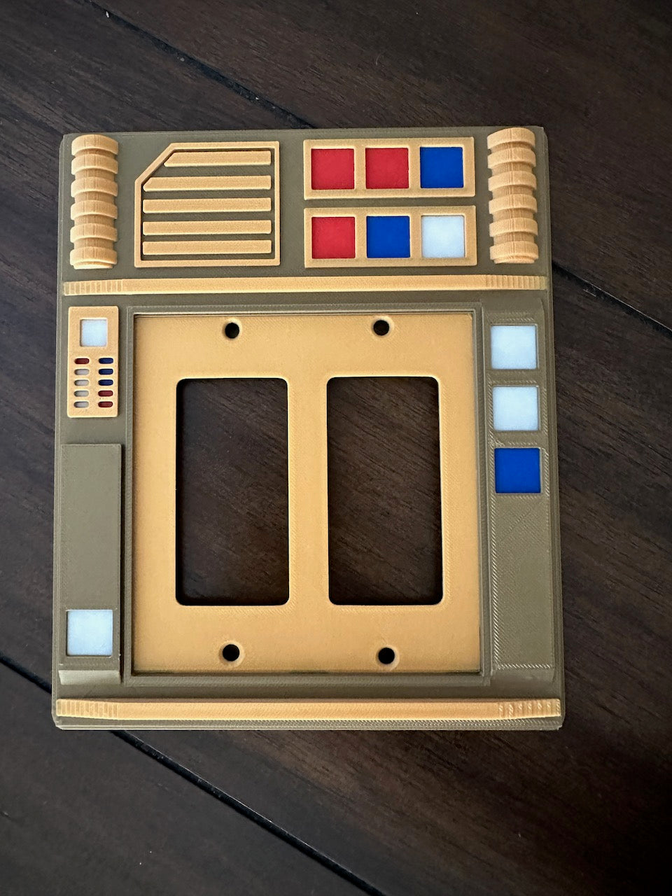 Star Wars inspired - Light Switch Cover Plate - 2 Decora - Galaxy's Edge (M2)