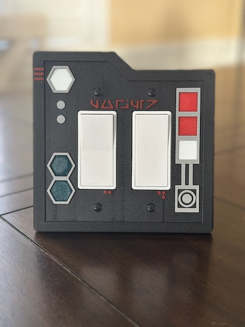 Star Wars inspired - Light Switch Cover Plate - 2 Decora - Rogue One