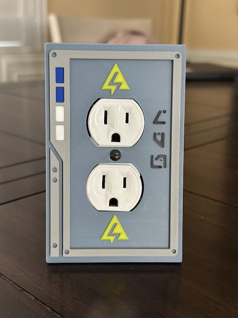 Star Wars inspired - Wall Outlet Cover Plate - Single - Galaxy's Edge (M1)