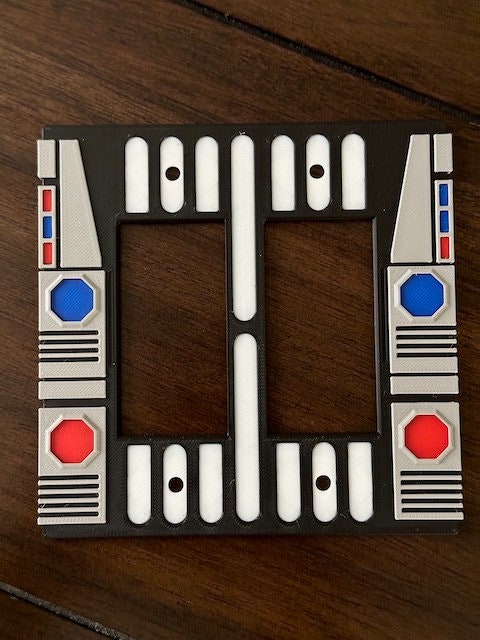 Star Wars inspired - 2 Switch Decora Light Switch Plate
