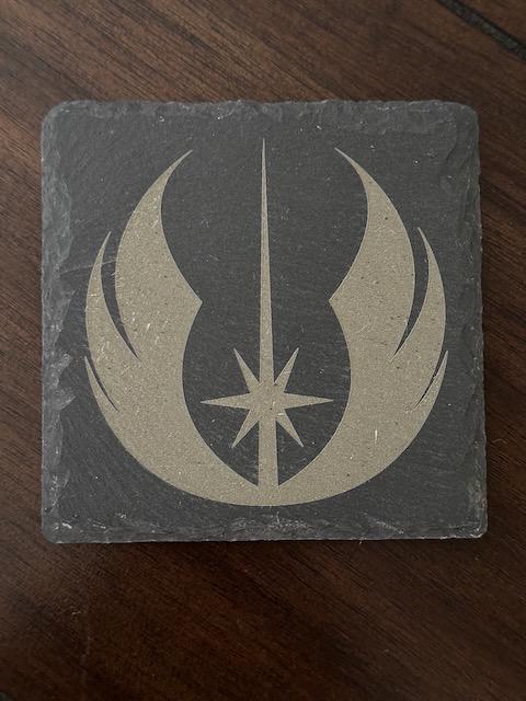 Star Wars inspired Coaster Set - 6 pc Slate