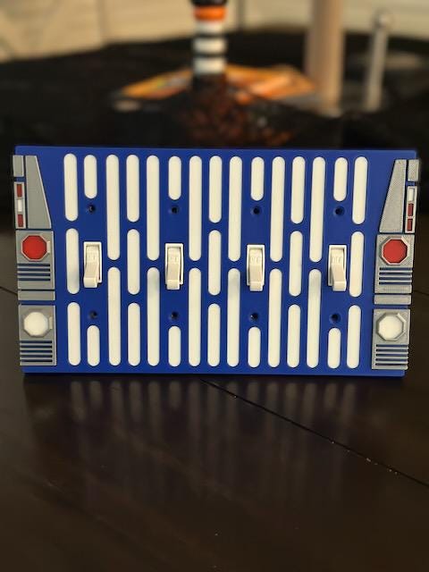 Star Wars inspired - Light Switch Cover Plate - (old style - not Decora)