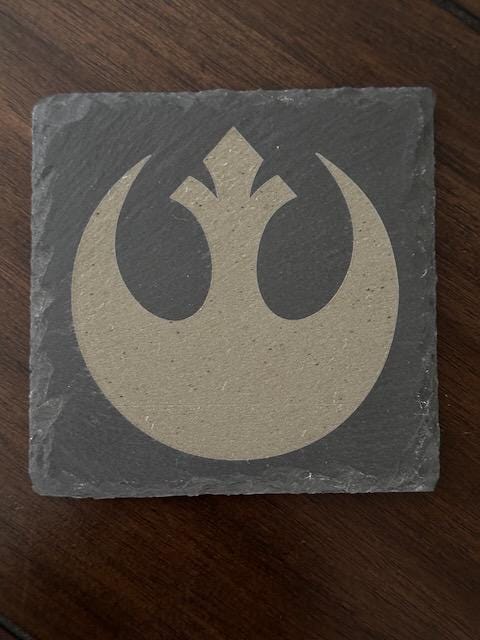 Star Wars inspired Coaster Set - 6 pc Slate
