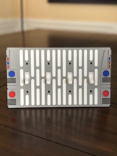 Star Wars inspired - Light Switch Cover Plate - (old style - not Decora)