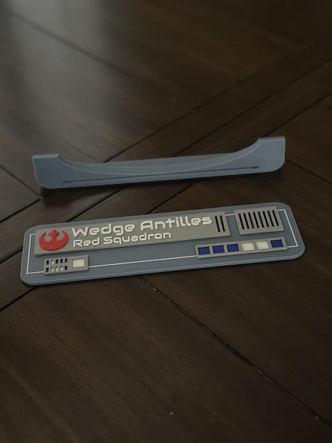 Star Wars inspired - Name Plate - Desktop Plaque - Wall Plaque - Customizable with your name and title