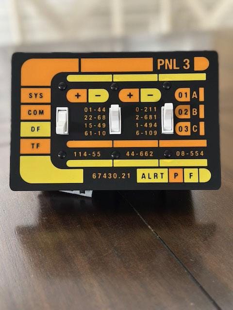 ST - LCARS - Light Switch Cover Plate