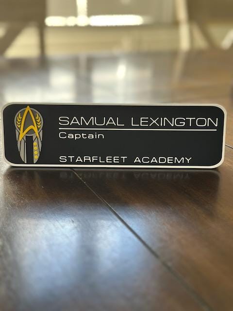 SF Academy ST SFA - Name Plate - Desktop Plaque - Personalized