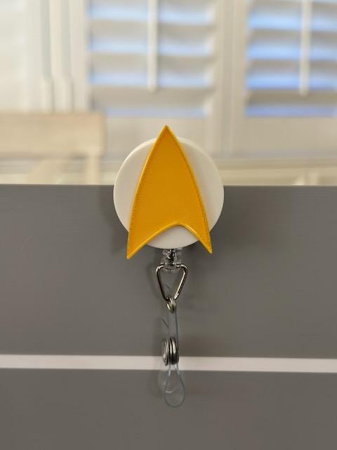 ST TNG ToS - Badge Reel, Nurse Badge Reel, Retractable ID Holder