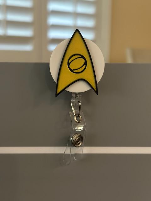 ST TNG ToS Badge Reel | Nurse Badge Reel | Department | Retractable ID Holder