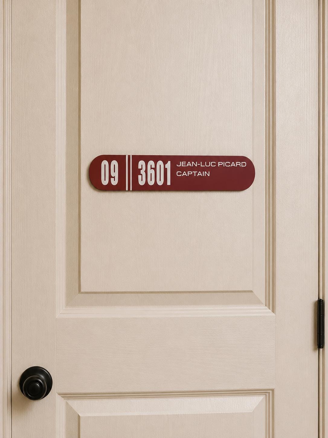 ST TNG TOS | Name Plate | Door Plaque | Wall Sign | Personalized