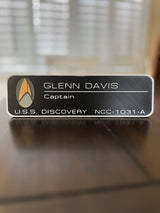 ST TNG TOS - Name Plate - Desktop Plaque - Personalized