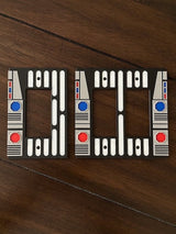Star Wars inspired - 2pc Set Decora Imperial Light Switch Plate