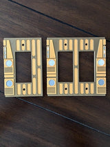 Star Wars inspired - 2pc Set Decora Imperial Light Switch Plate