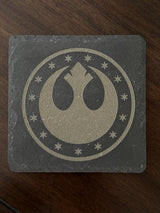 Star Wars inspired Coaster Set - 6 pc Slate