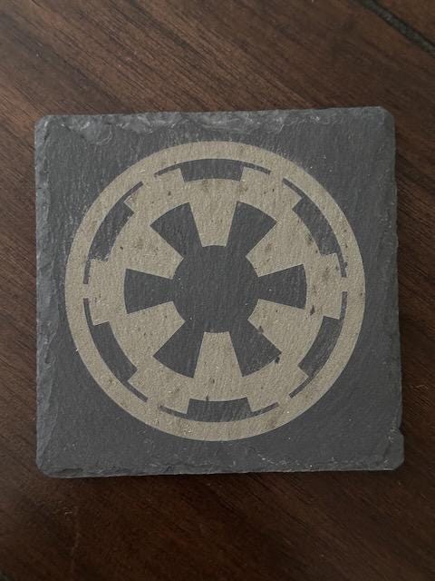 Star Wars inspired Coaster Set - 6 pc Slate