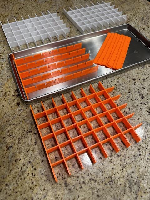 HARVESTRIGHT Freeze Dryer (MEDIUM) CANDY Tray Dividers - Fits Medium Harvest Right Trays