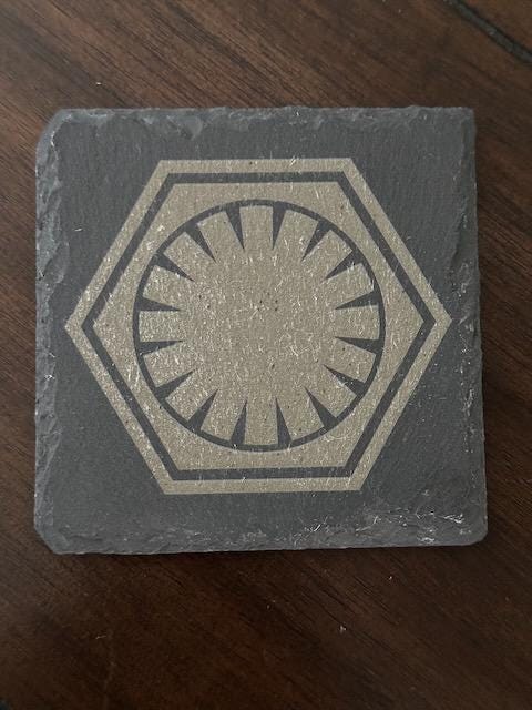 Star Wars inspired Coaster Set - 6 pc Slate