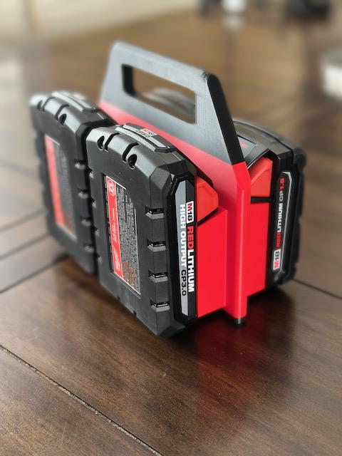 Battery Carrier for Milwaukee M18 Batteries