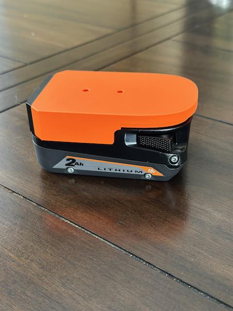 Battery Mount Organizer for Ridgid 18V Batteries