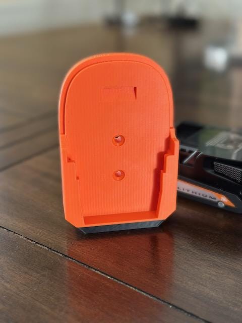 Battery Mount Organizer for Ridgid 18V Batteries