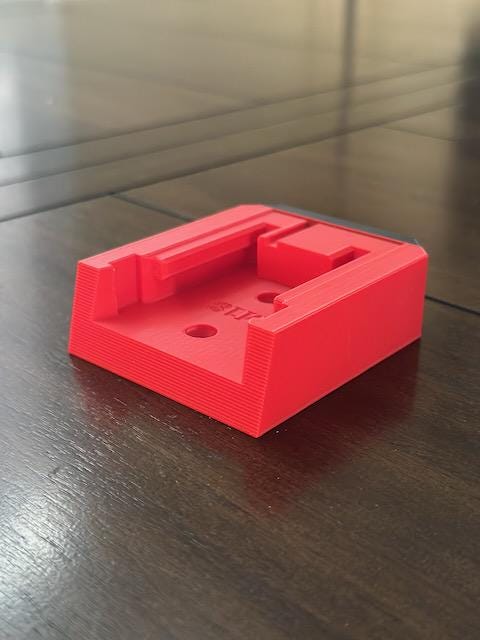 Battery Mount Organizer for Milwaukee M18 Batteries