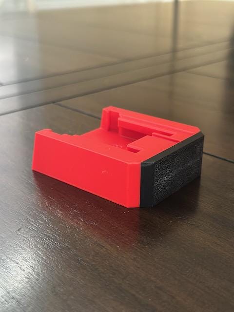 Battery Mount Organizer for Milwaukee M18 Batteries