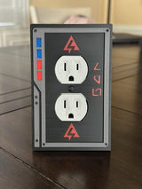 Star Wars inspired - Wall Outlet Cover Plate - Galaxy's Edge High Power - Rogue