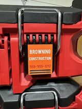 Personalized Latch - Milwaukee Packout Tool Box 48-22-8427