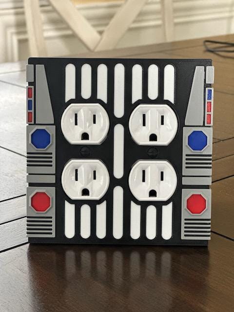 Star Wars inspired - Wall Outlet Cover Plate - Imperial