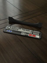 Star Wars inspired - Name Plate - Desktop Plaque - Wall Plaque - Customizable with your name and title
