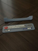 Star Wars inspired - Name Plate - Desktop Plaque - Wall Plaque - Customizable with your name and title
