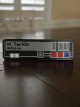 Star Wars inspired - Name Plate - Desktop Plaque - Wall Plaque - Customizable with your name and title