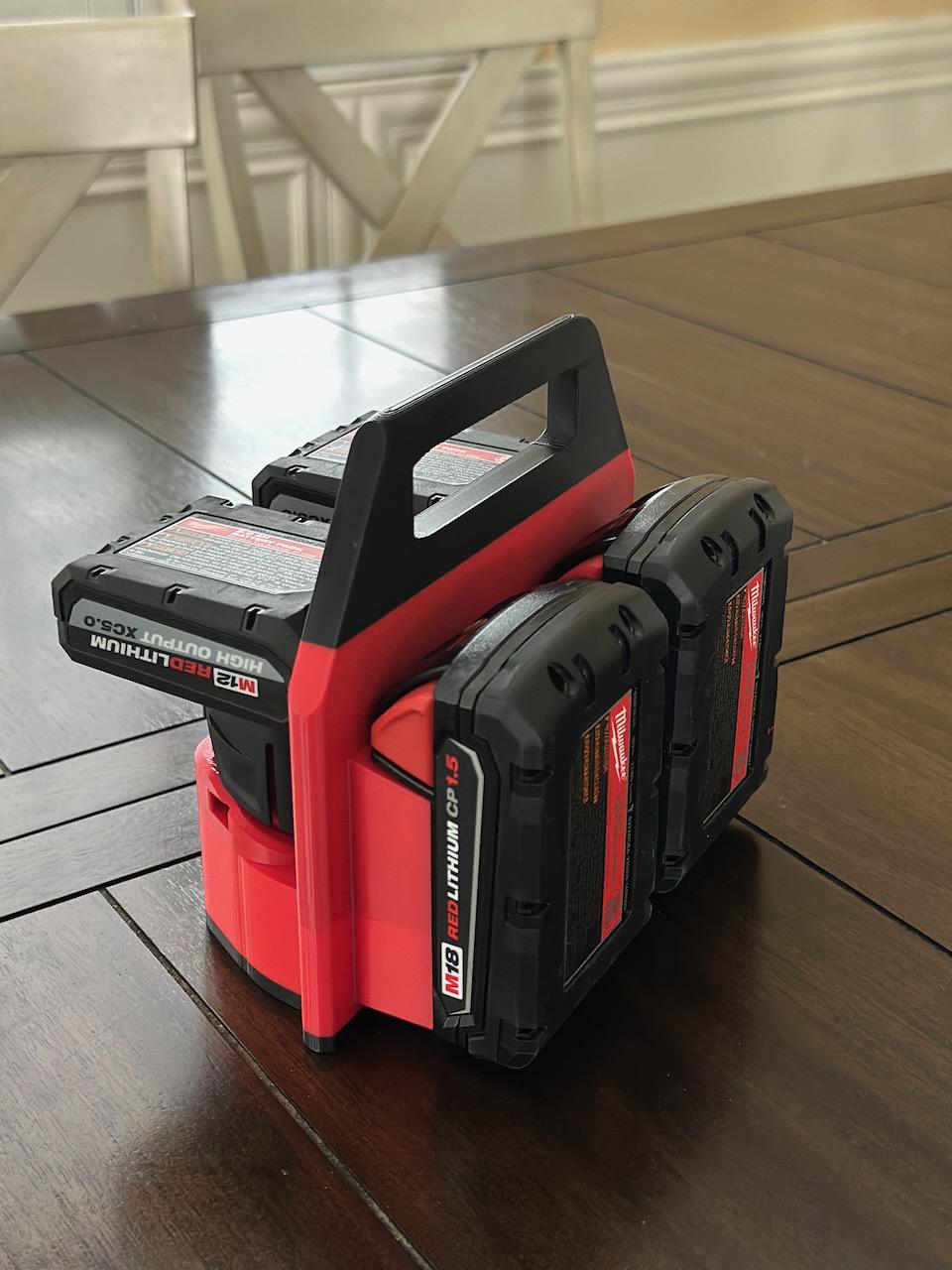 Milwaukee M12 M18 Battery Combo Carrier
