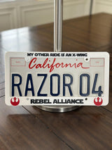 Star Wars inspired - License Plate Frame - Customizable