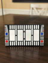 Star Wars inspired - Light Switch Cover Plate - 4 Gang - Decora