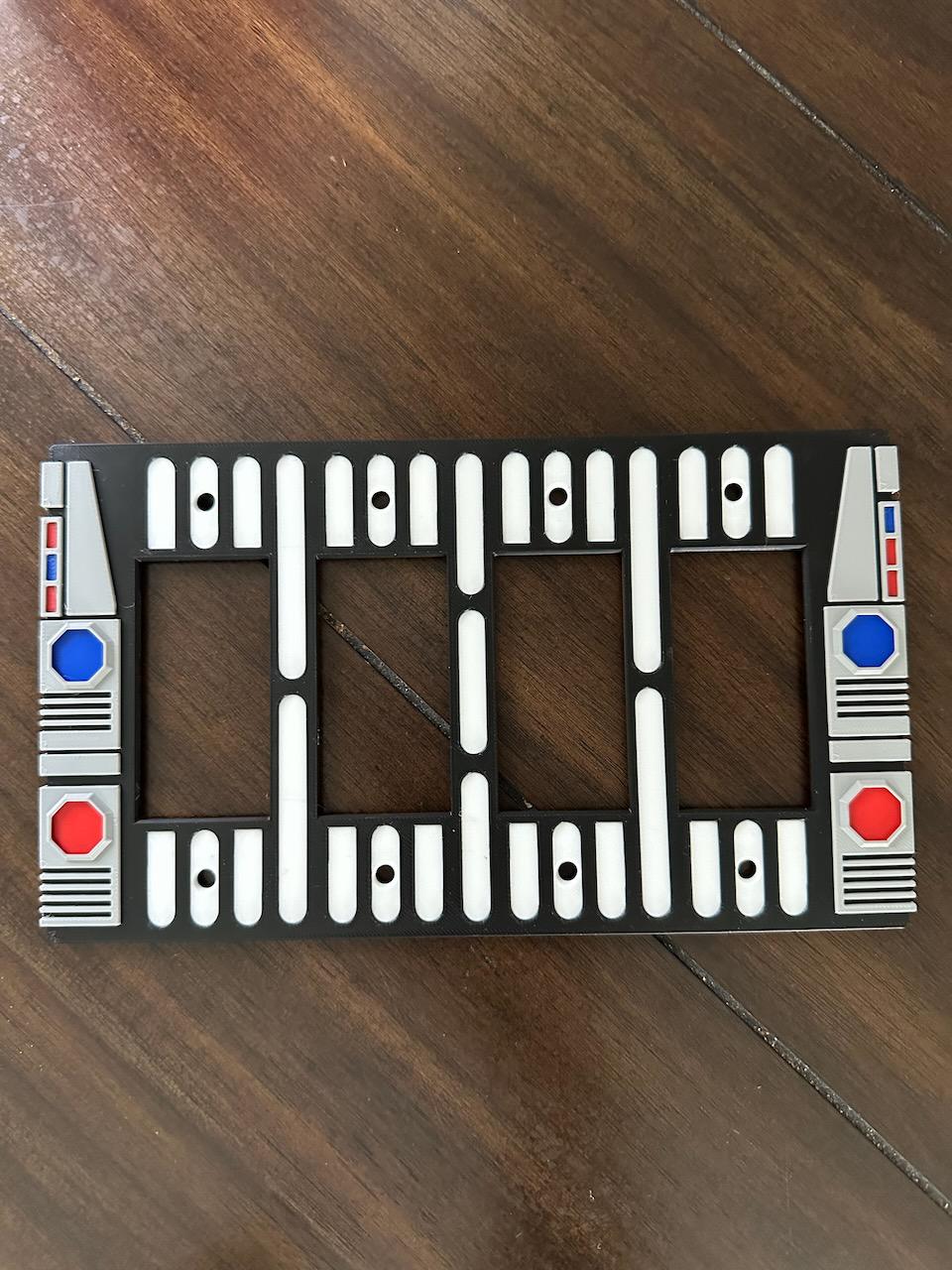 Star Wars inspired - Light Switch Cover Plate - 4 Gang - Decora