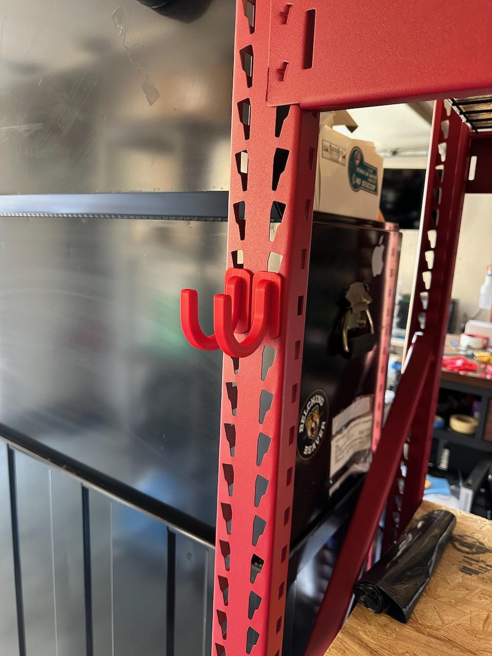 Husky Compatible Storage Rack Hooks - Front