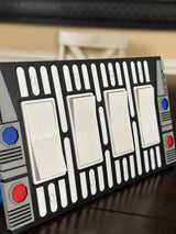 Star Wars inspired - Light Switch Cover Plate - 4 Gang - Decora