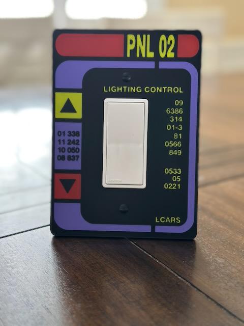 LCARS - Light Switch Cover Plate