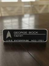 ST TNG TOS - Name Plate - Desktop Plaque - Personalized