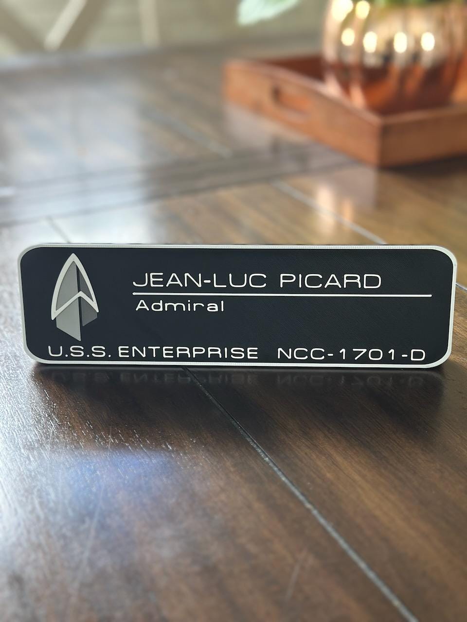 ST TNG TOS - Name Plate - Desktop Plaque - Personalized