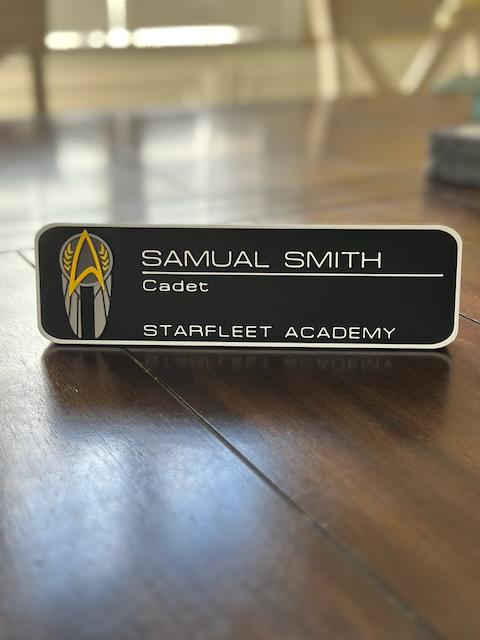 SF Academy ST SFA - Name Plate - Desktop Plaque - Personalized