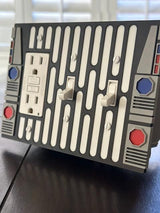 Star Wars inspired - Light Switch Cover Plate - Empire - 3 Gang
