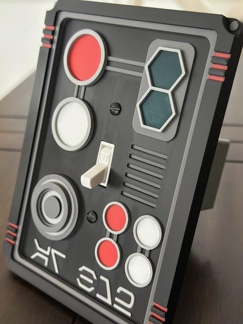 Star Wars inspired - Outpost Control Panel - Light Switch Cover Plate - Wall Plate