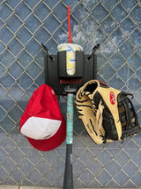 Personalized Dugout Organizer | Baseball Fence Gear Holder | Bat Helmet Glove Drink Holder | Fence Hanger | Dugout Caddy
