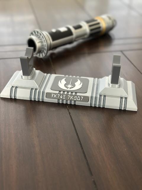 Lightsaber Display Stand | Desk Mount | Display Cabinet | Fits Galaxy's Edge & Legacy Hilts