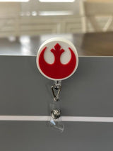 Star Wars Inspired - Badge Reel, Nurse Badge Reel,  Retractable ID Holder