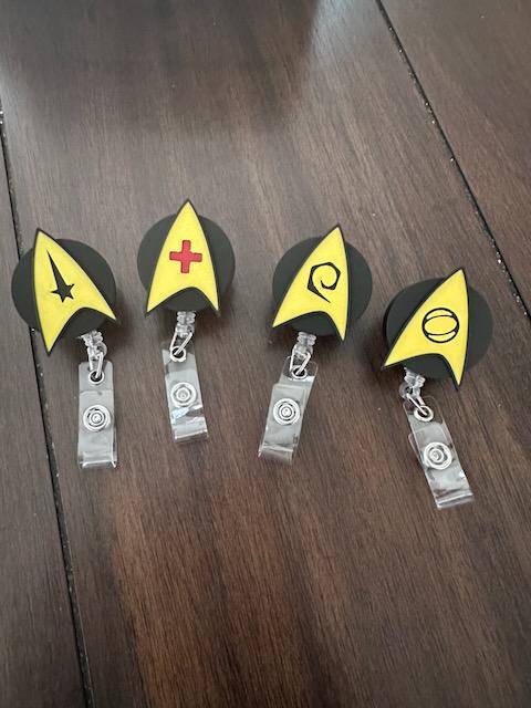 ST TNG ToS Badge Reel | Nurse Badge Reel |  Department | Retractable ID Holder