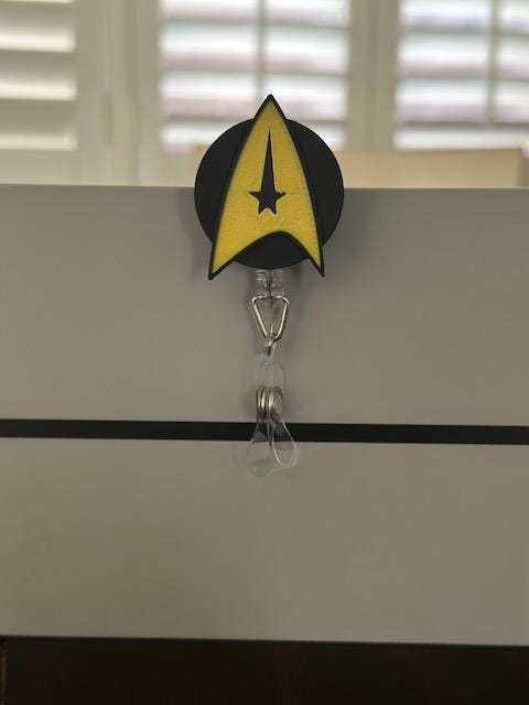 ST TNG ToS Badge Reel | Nurse Badge Reel |  Department | Retractable ID Holder
